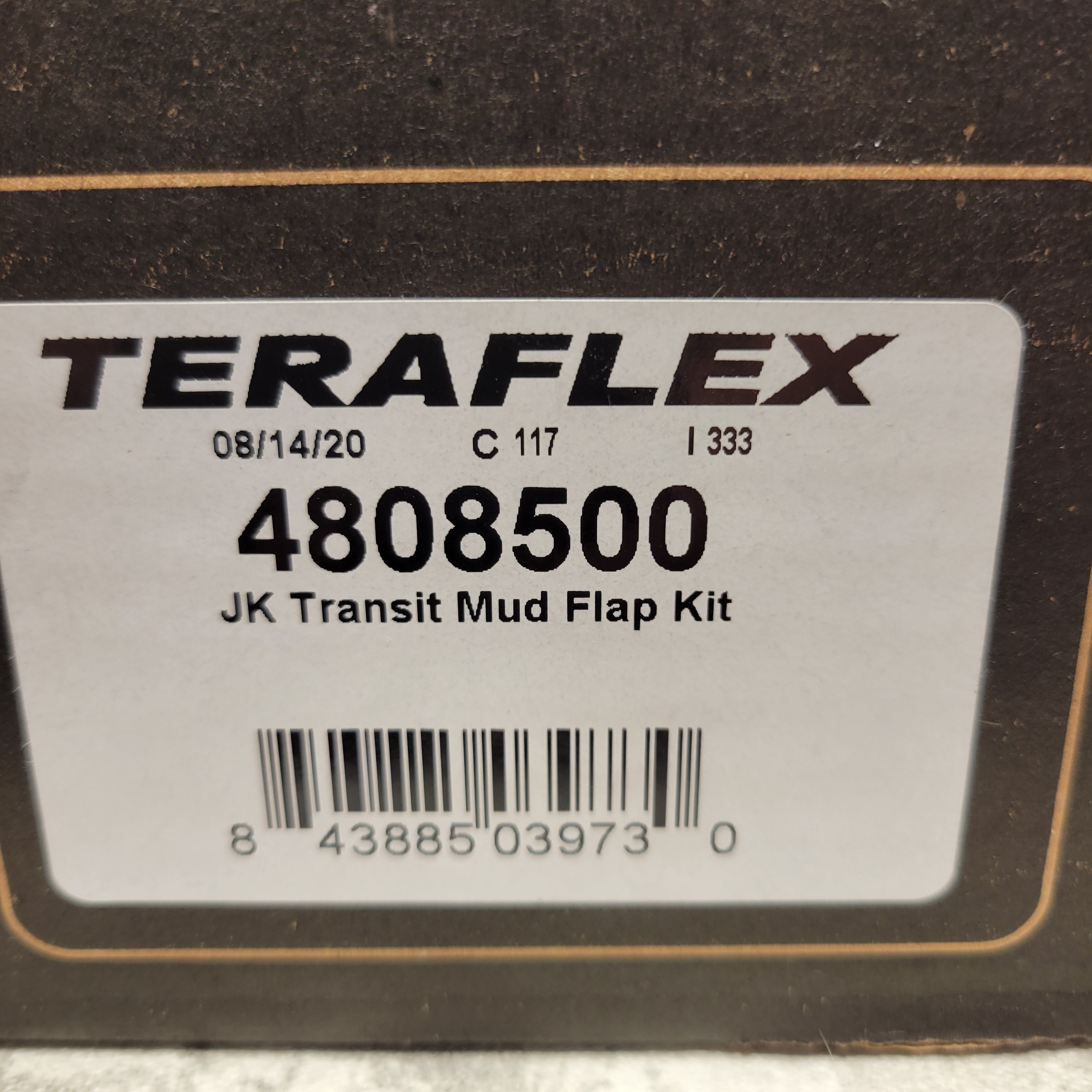 TeraFlex 4808500 JK Transit Mud Flap Kit, 1 Pack (7727887253742)